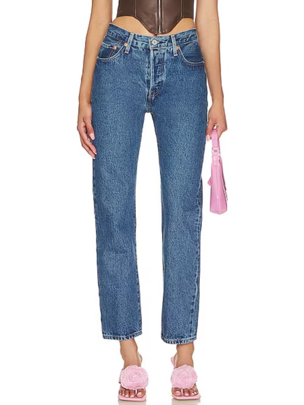 Levi's 501 Straight Denim Jean in Shoutout Stone Size 27x30